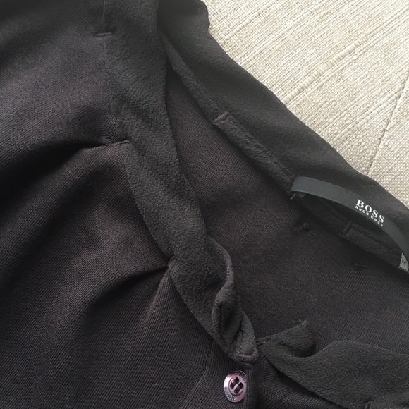 Boss by Hugo Boss Steel Grey Cotton Long Sleeve Shirt Sz XS - Picture 13 of 16